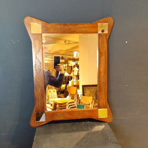 Spiegel mit Holzrahmen +