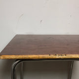 70er Jahre Stahlrohr Tisch / Schreibtisch / Küchentisch+