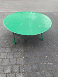 Riesiger französischer Gartentisch - Metalltisch - grün - klappbar - Balkontisch - Terrassentisch