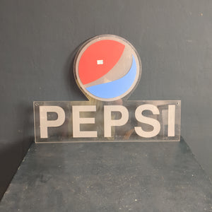 Pepsi-Werbung Plexiglas