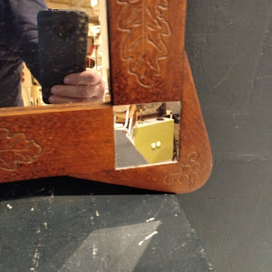 Spiegel mit Holz Rahmen+hu
