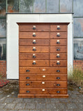 Apothekerschrank Schubladenschrank Kommode Grafikschrank antik