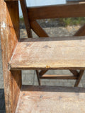 französische Holzleiter zur Dekoration