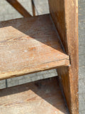 französische Holzleiter zur Dekoration