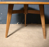 Couchtisch Holz Nussbaum Nierenform 70er Jahre  /