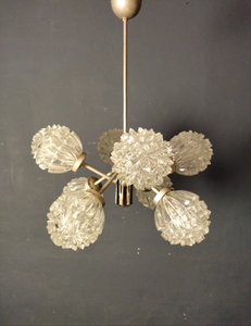 Sputnik Kristallkugel Deckenlampe /