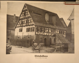 (379) Schulrollkarte, Vier typische deutsche Wohnhäuser, 30er Jahre