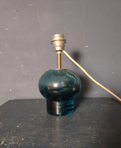 Tischlampe mit Glasfuss  /