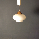 Deckenlampe Glas/ Kupfer  /