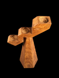 Kerzenständer Teakholz  /