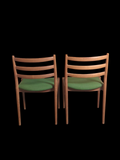 Stühle Teakholz dänisch von CADO Set 2er  /