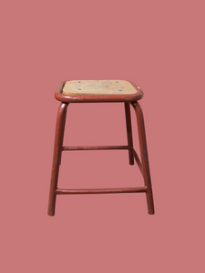 Hocker Holz/Metall  /