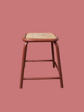 Hocker Holz/Metall  /