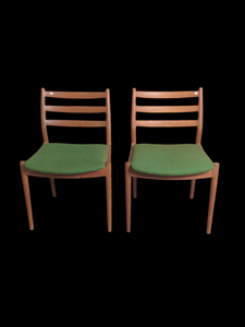 Stühle Teakholz dänisch von CADO Set 2er  /