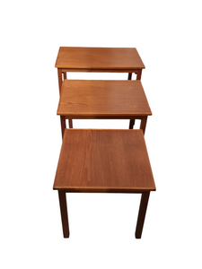 Dreisatztisch dänisch Teak 60er 70er Beistelltisch