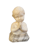 2024-09-10 Junge, betend / Alabasterbüste / kleine Skulptur / Bares für Rares