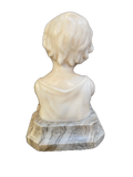 2024-09-10 Junge, betend / Alabasterbüste / kleine Skulptur / Bares für Rares