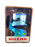 2026-01-28 70er Jahre Werbung Nähmaschinen-Leuchtreklame Riccar / Bares für Rares