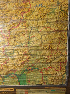 (151) Schulrollkarte, Nordrhein-Westfalen ca. 50er-60er Jahre NRW