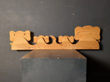 Garderobe aus Holz  /