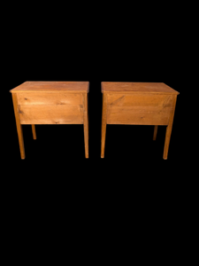 Nachttische Paar Teak dänisch midcentury 60er
