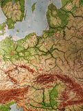 (0115) Schulrollkarte,Mitteleuropa  /x