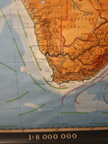 (154) Schulrollkarte, Afrika  /
