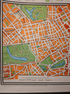 (389) Schulrollkarte, London 60er Jahre
