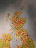 (0110) Schulrollkarte,Britische Inseln  /x