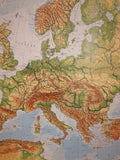 (0550) Schulrollkarte, Europa physisch  /x