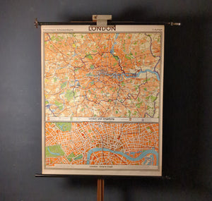 (389) Schulrollkarte, London 60er Jahre