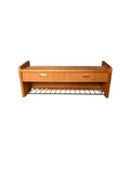Regal mit 2 Schubladen Teakholz mid century  /