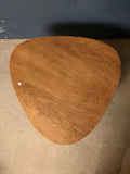 Couchtisch Holz Nussbaum Nierenform 70er Jahre  /
