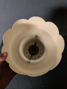 Deckenlampe Aluminium 70er Jahre