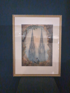Kölner Dom Graphik  /