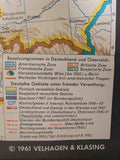 (597) Schulrollkarte, Mitteleuropa seit dem zweiten Weltkrieg  /