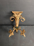Wand-Lampe 3 flammig Frankreich 20er Jahre  /