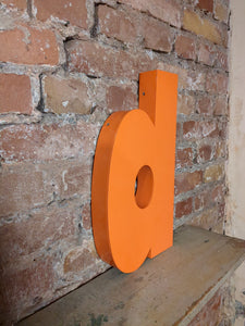 ddd Metallbuchstabe  /