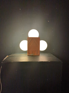 Orange Keramik tischlampe 3 flammig  /