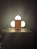 Orange Keramik tischlampe 3 flammig  /