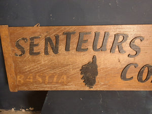 Holzschild Korsika  /