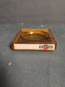 Aschenbecher aus Glas  70er Jahre  /