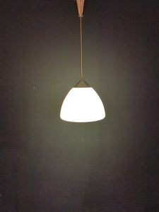 Deckenlampe aus Glas  /