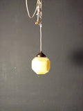 Deckenlampe 30 er Jahre Glas/Bakelit   /