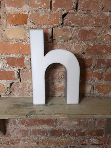hhh Leuchtbuchstabe  /