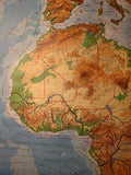 (154) Schulrollkarte, Afrika  /