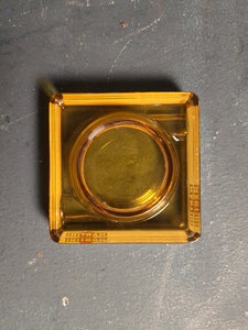 Aschenbecher aus Glas  70er Jahre  /