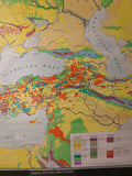(0171) Schulrollkarte, Europa, Geologische Übersicht  /x