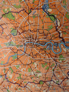 (389) Schulrollkarte, London 60er Jahre