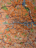 (389) Schulrollkarte, London 60er Jahre